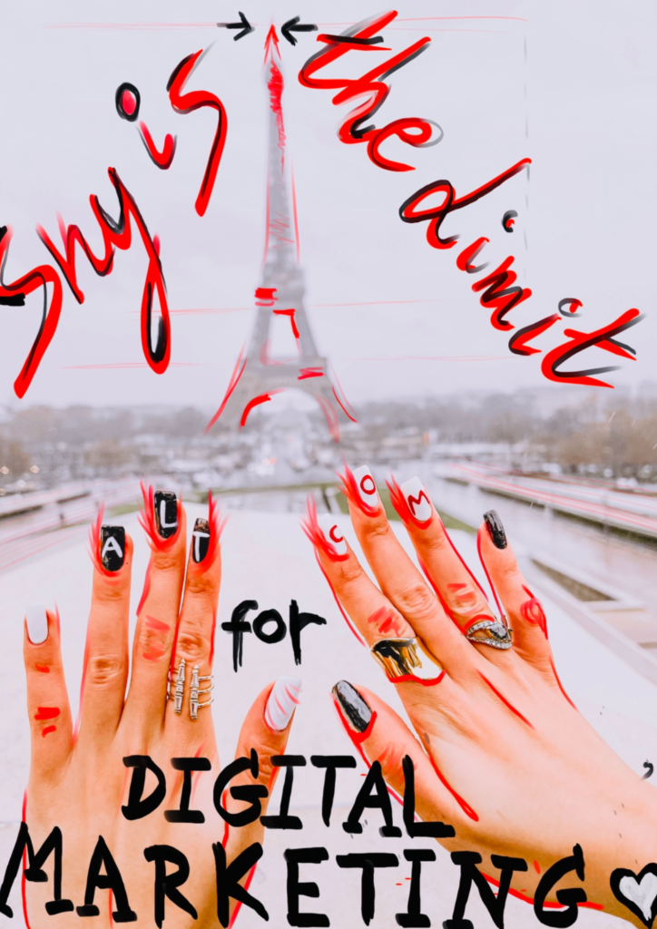 The eiffel tower is the limit for digital marketing.